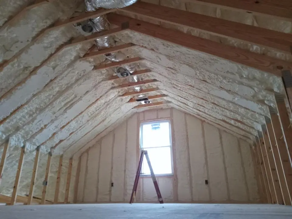 Spray foam roofing application for Crawl Space Insulation project in Mesquite